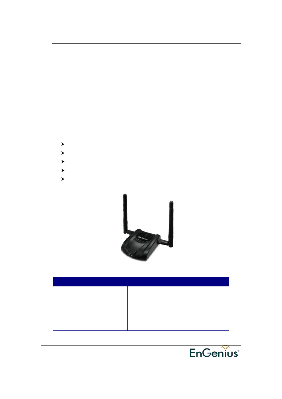 3 package contents | Ericsson EUB-9701 EXT2 User Manual | Page 5 / 38