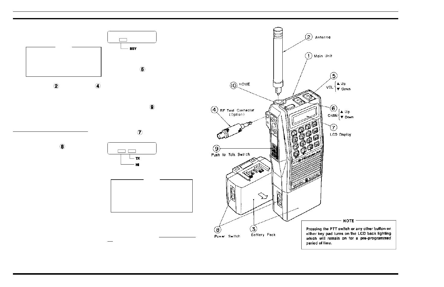 Operating procedure (refer to figure 1) | Ericsson LBI-31629B User Manual | Page 5 / 28