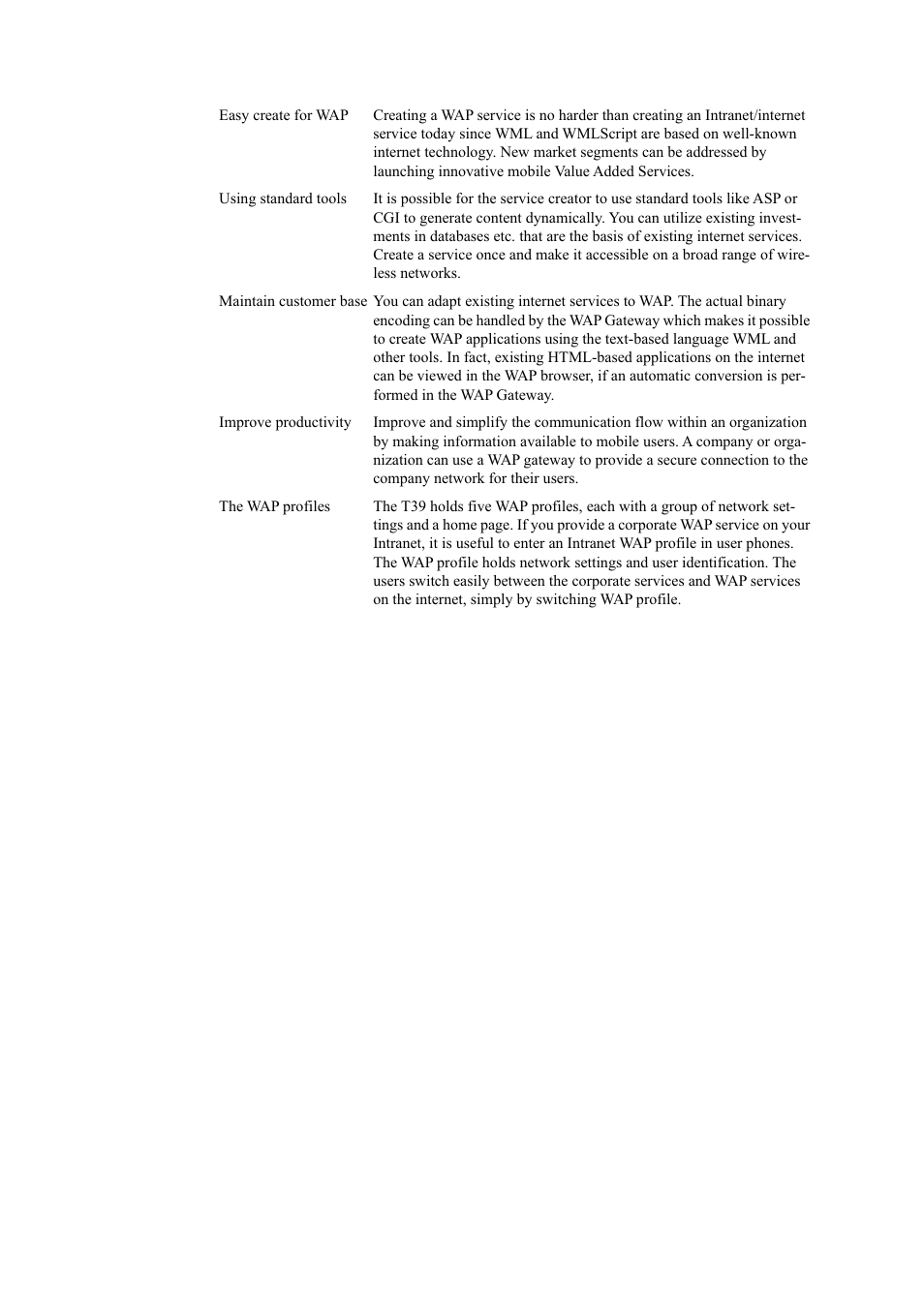Ericsson T39 User Manual | Page 13 / 59