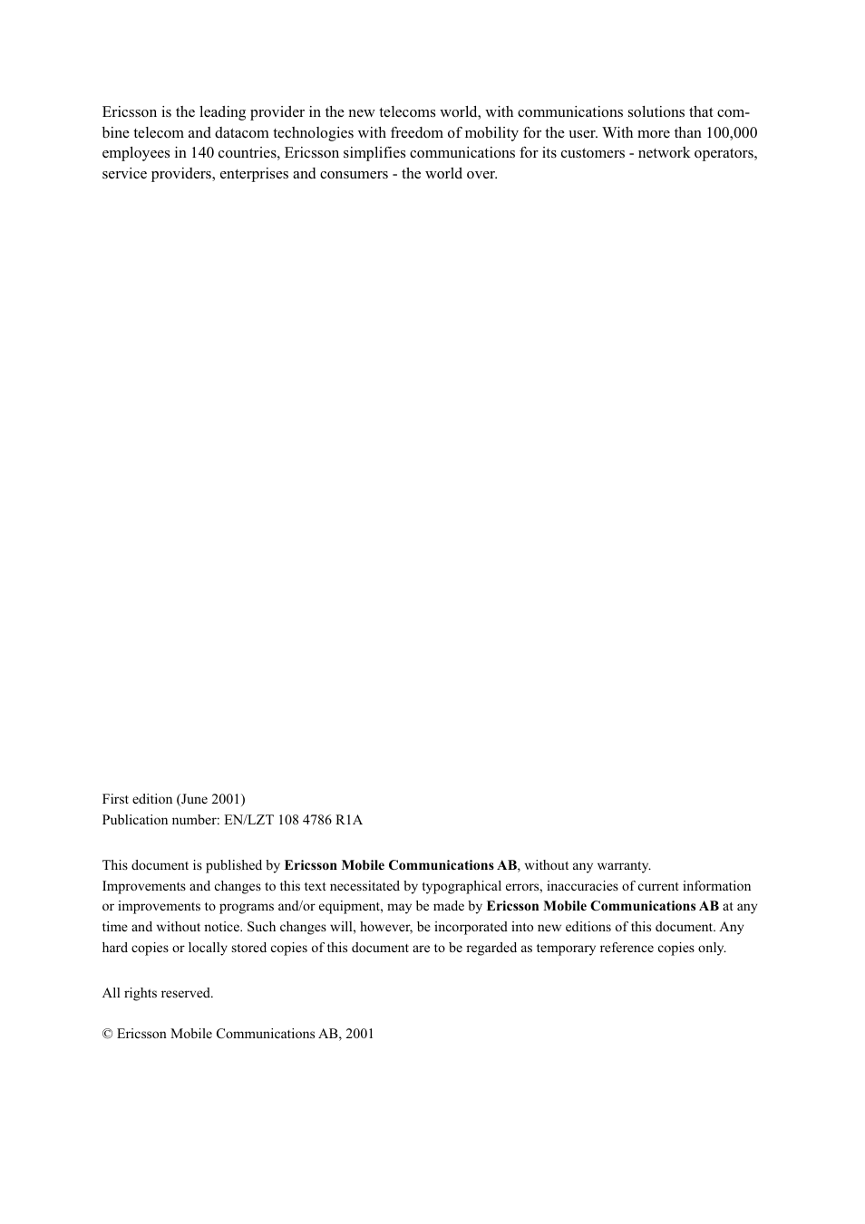 Ericsson T39 User Manual | Page 2 / 59