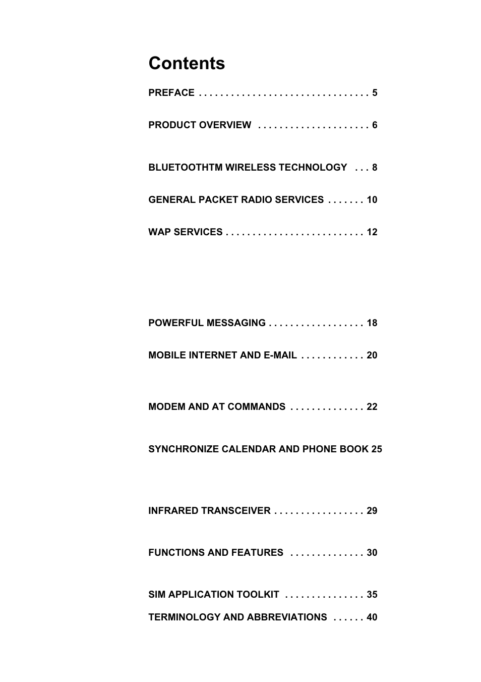 Ericsson T39 User Manual | Page 3 / 59
