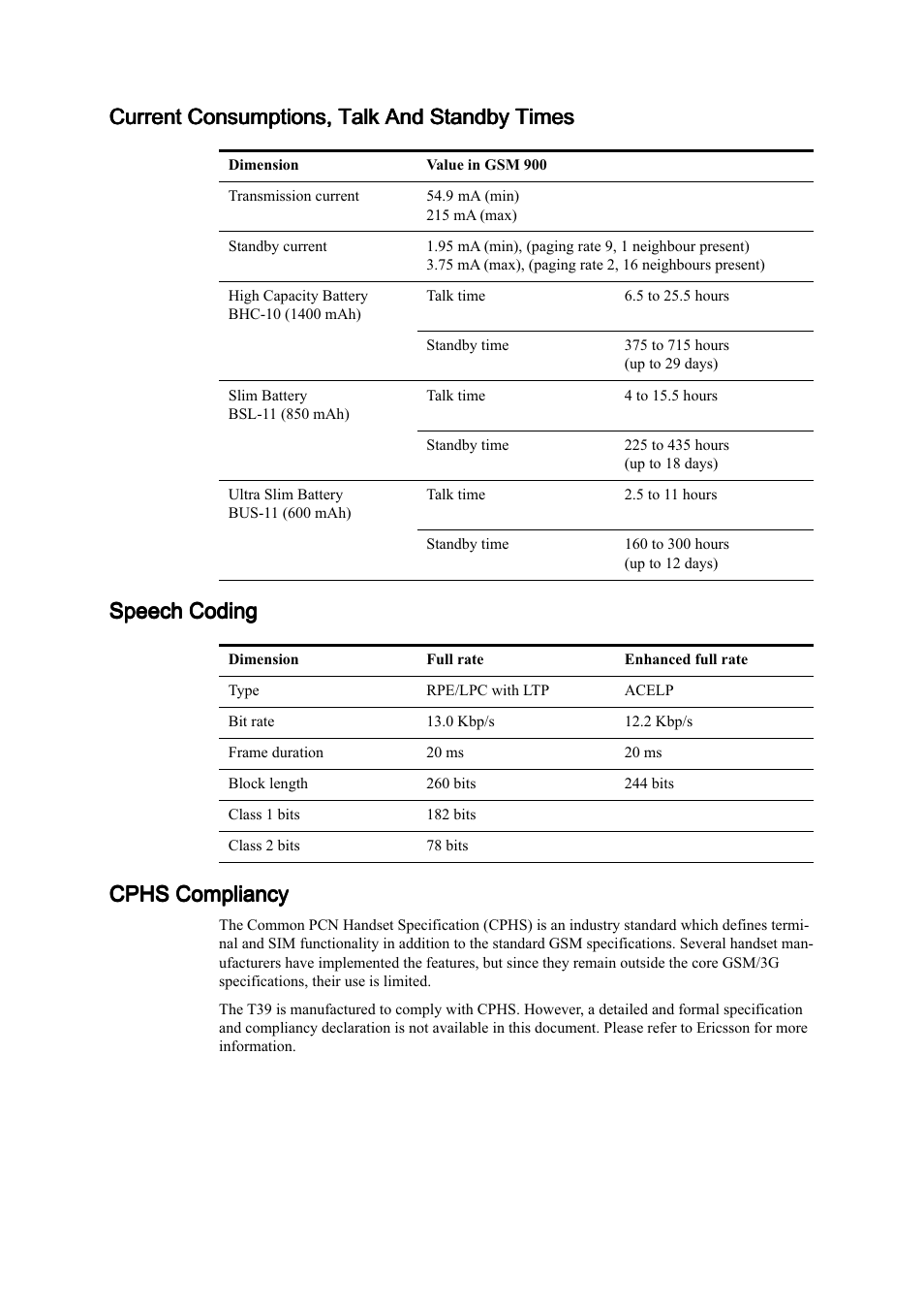Ericsson T39 User Manual | Page 47 / 59