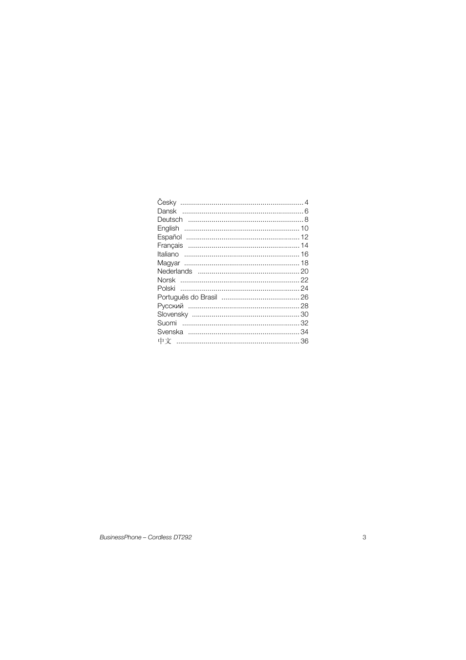 Ericsson DT292 User Manual | Page 3 / 40