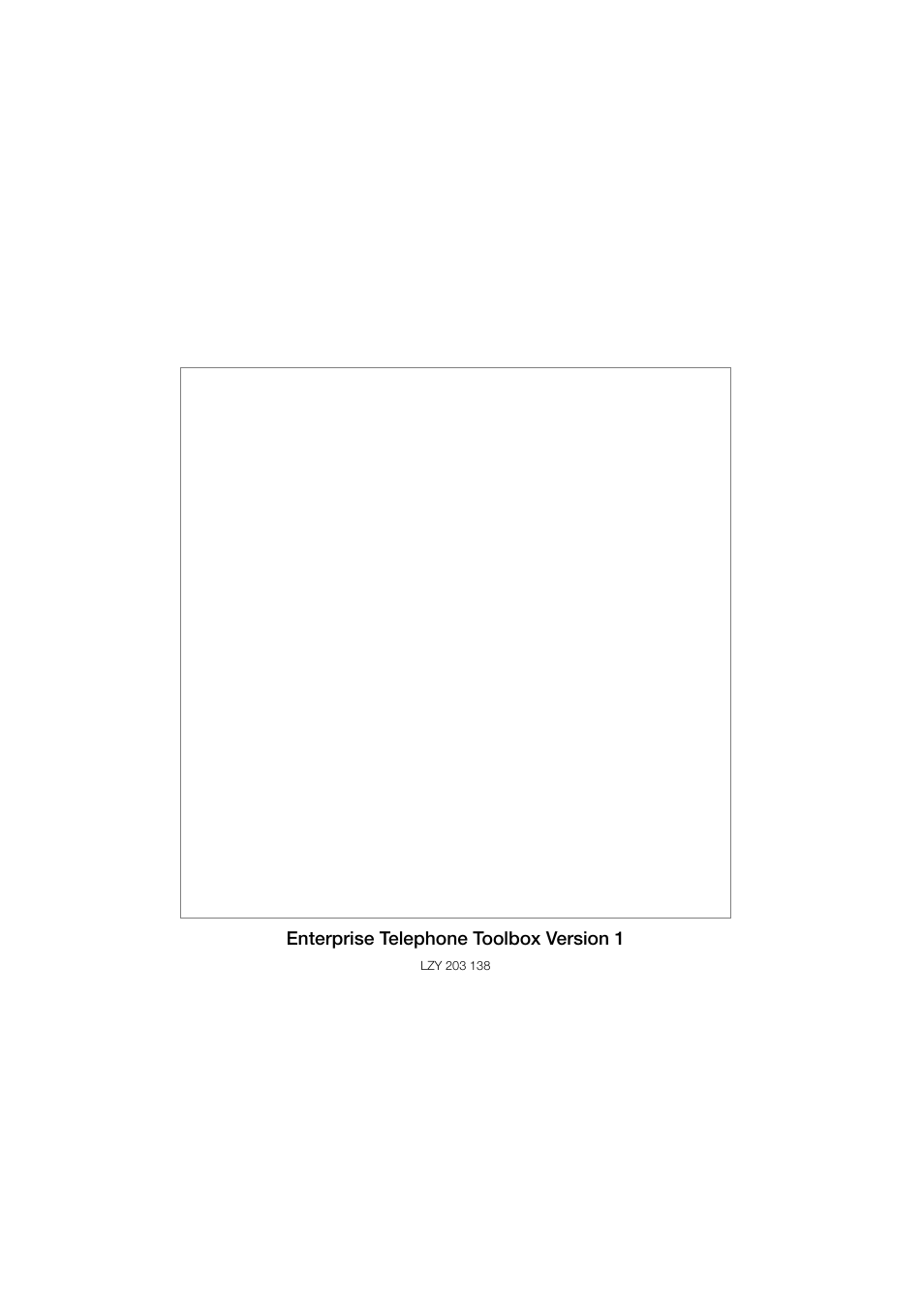 Enterprise telephone toolbox version 1 | Ericsson DT292 User Manual | Page 38 / 40