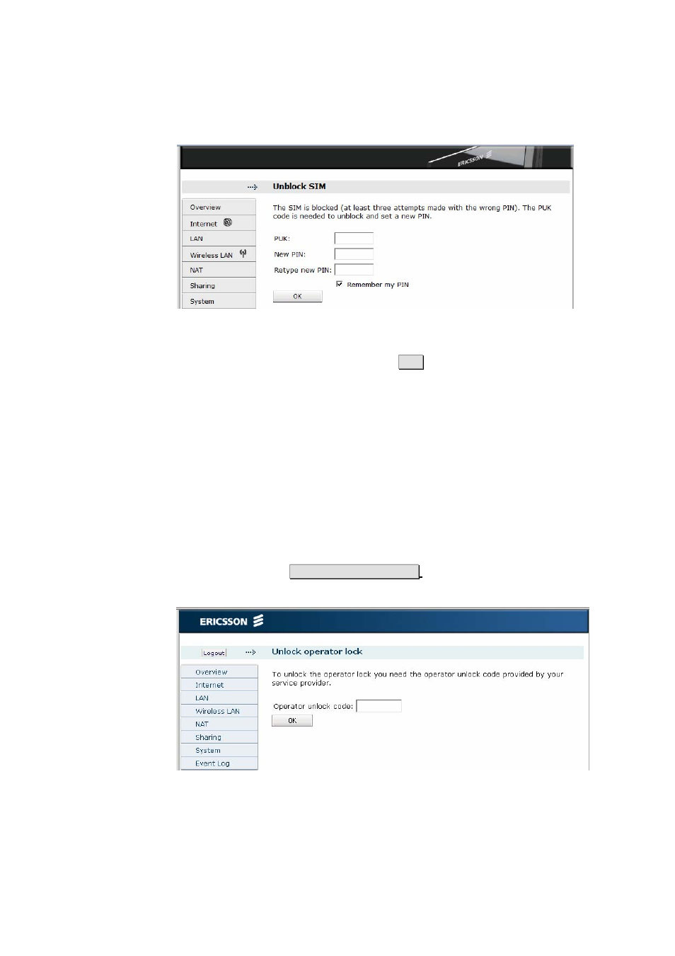 Ericsson W3X User Manual | Page 39 / 98