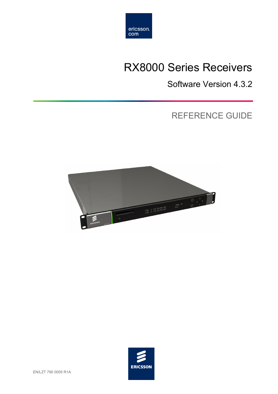 Ericsson RX8000 Series User Manual | 236 pages