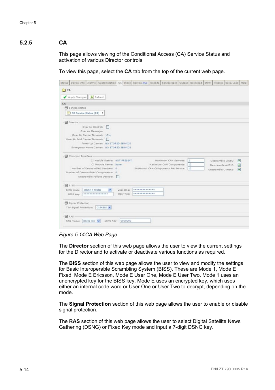 5 ca, Ca -14, Figure 5.14 | Ericsson RX8000 Series User Manual | Page 130 / 236