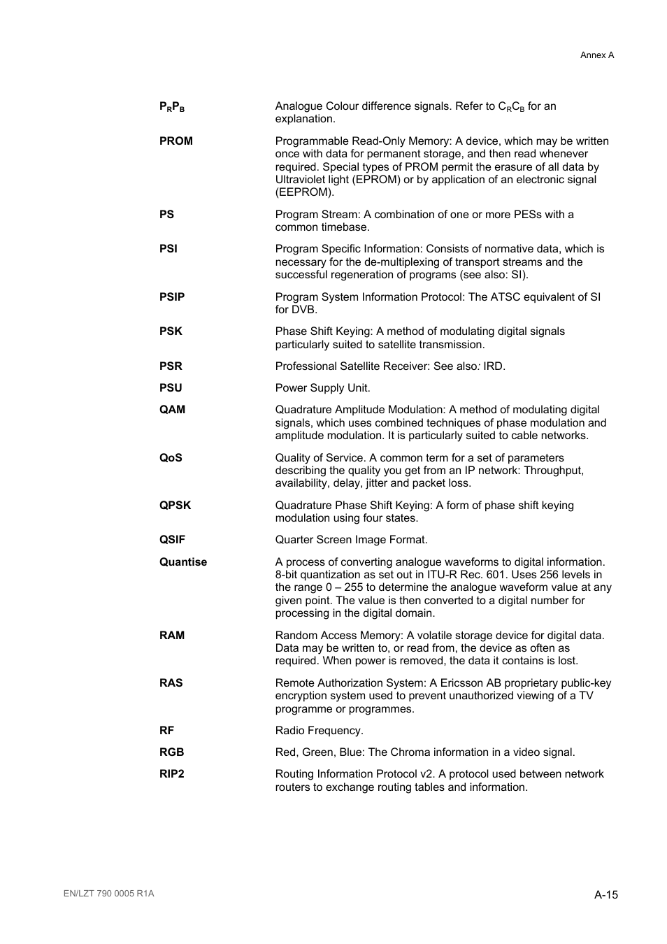 Ericsson RX8000 Series User Manual | Page 199 / 236