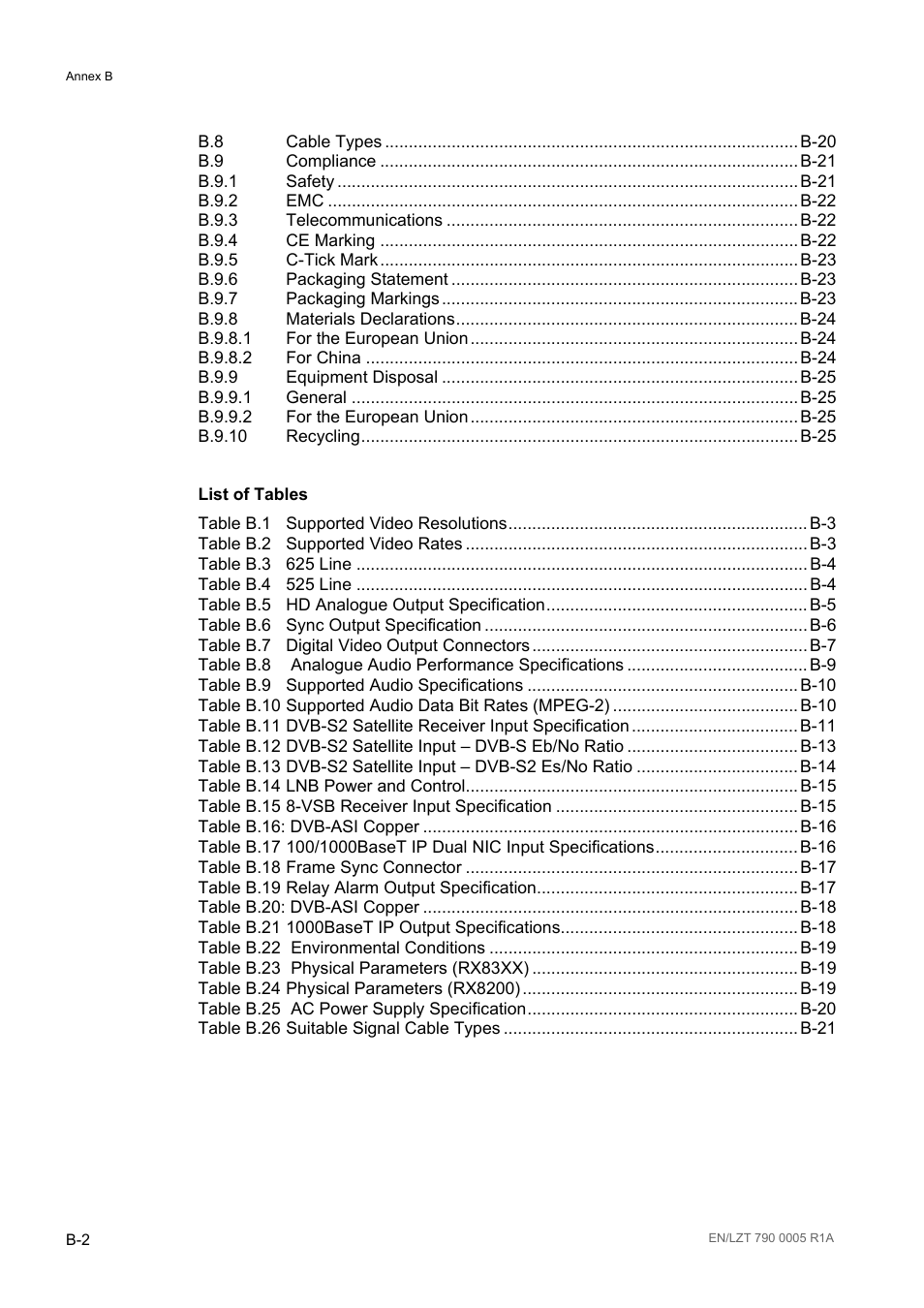 Ericsson RX8000 Series User Manual | Page 206 / 236