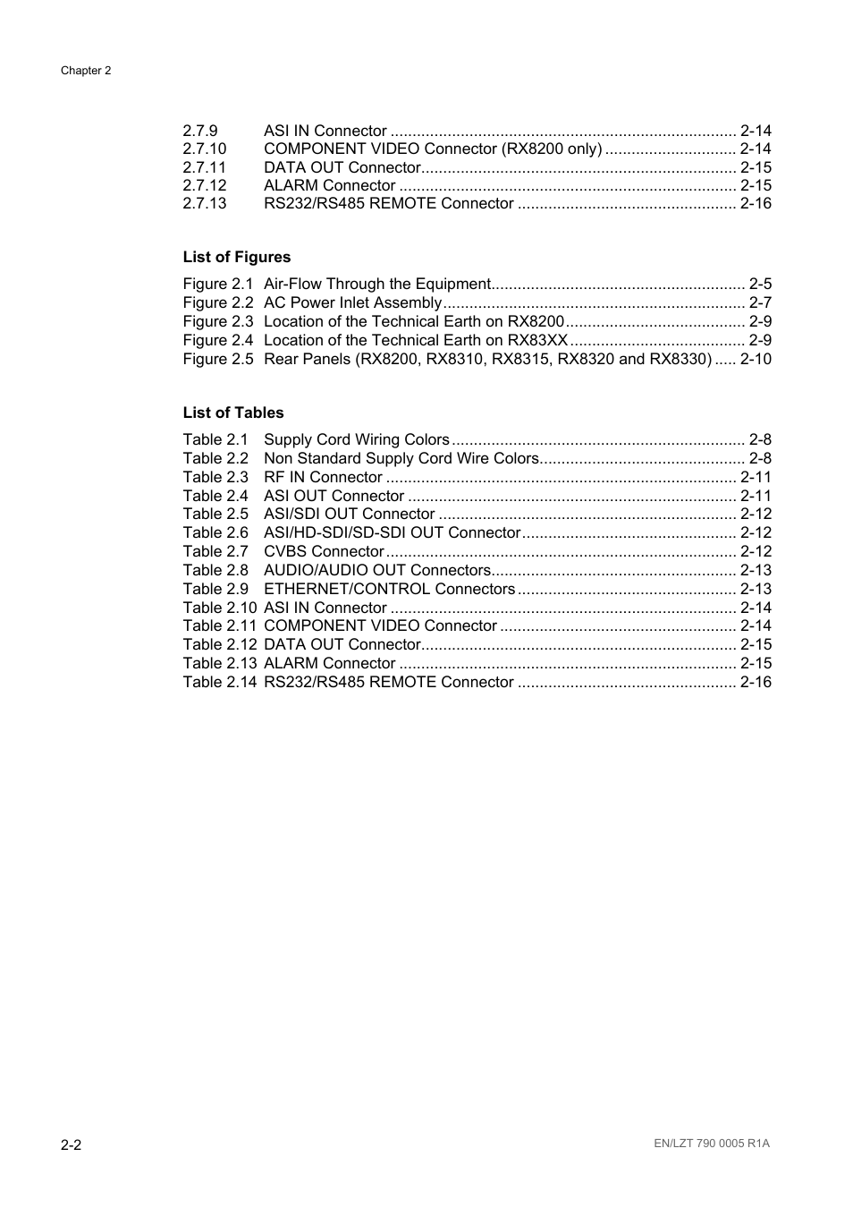 Ericsson RX8000 Series User Manual | Page 34 / 236