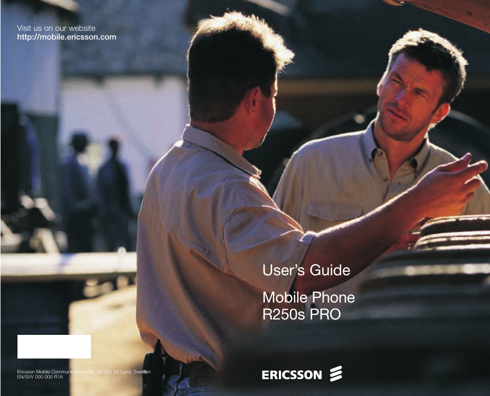 Ericsson R250s Pro User Manual | 126 pages