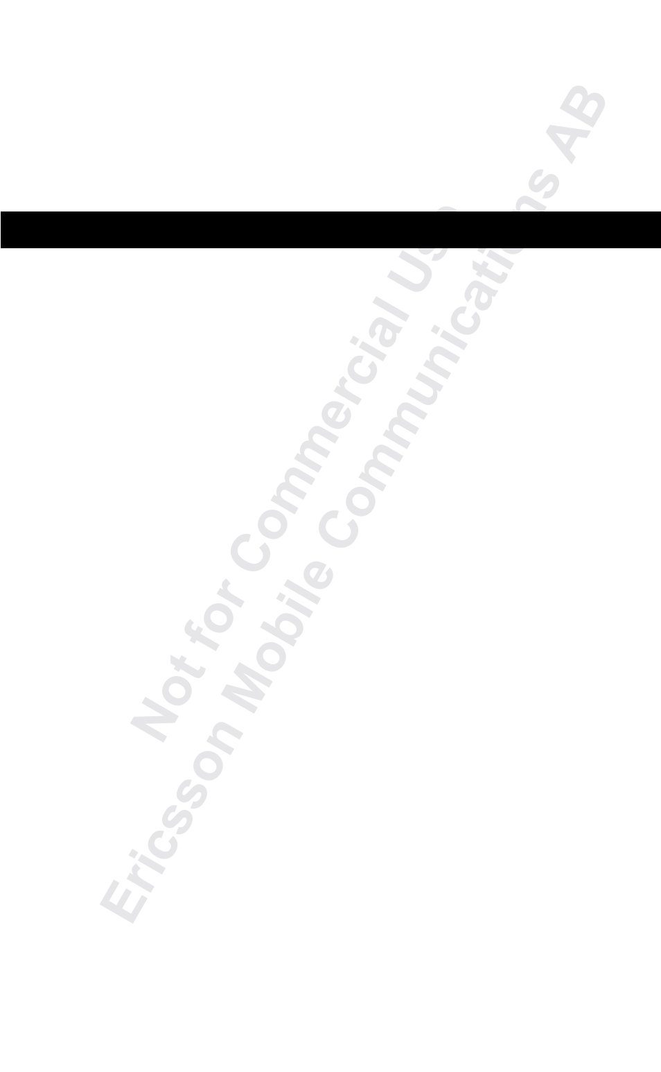 Additional information 97 | Ericsson R250s Pro User Manual | Page 100 / 126