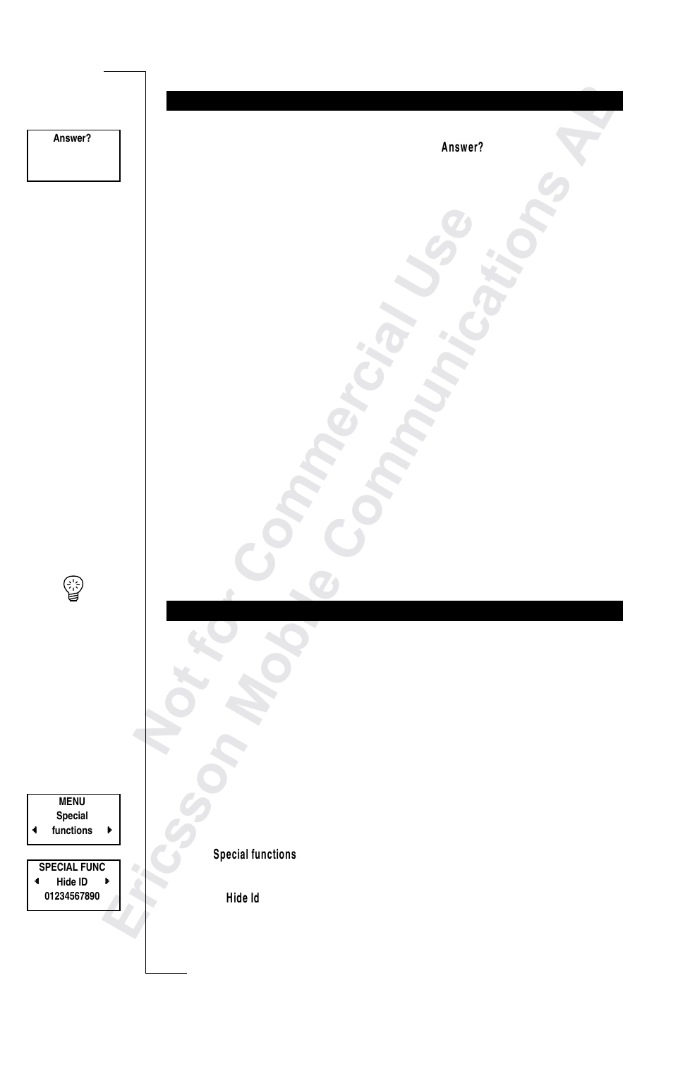 Ericsson R250s Pro User Manual | Page 25 / 126