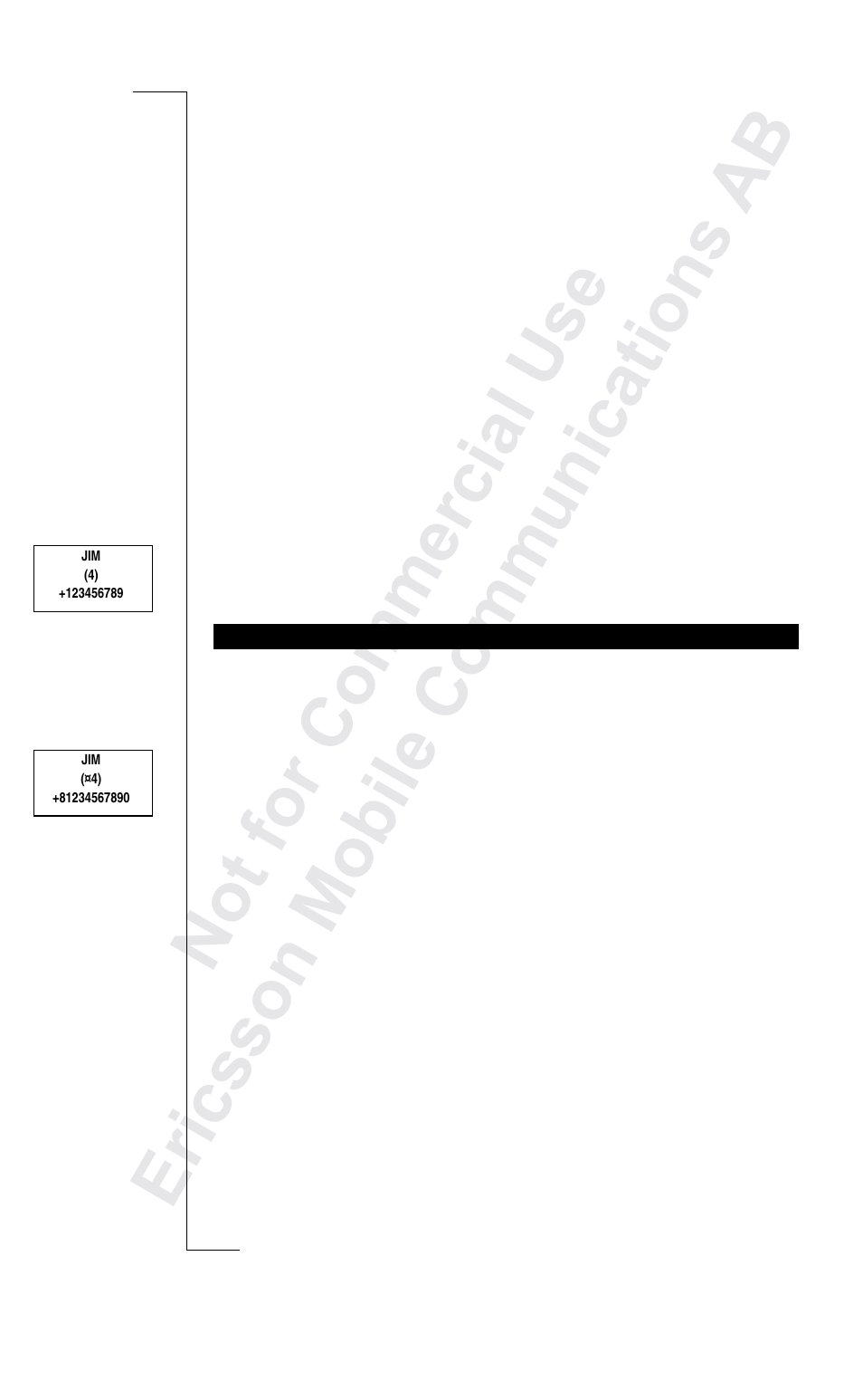 Your personal phone book 33, Your personal phone book | Ericsson R250s Pro User Manual | Page 36 / 126
