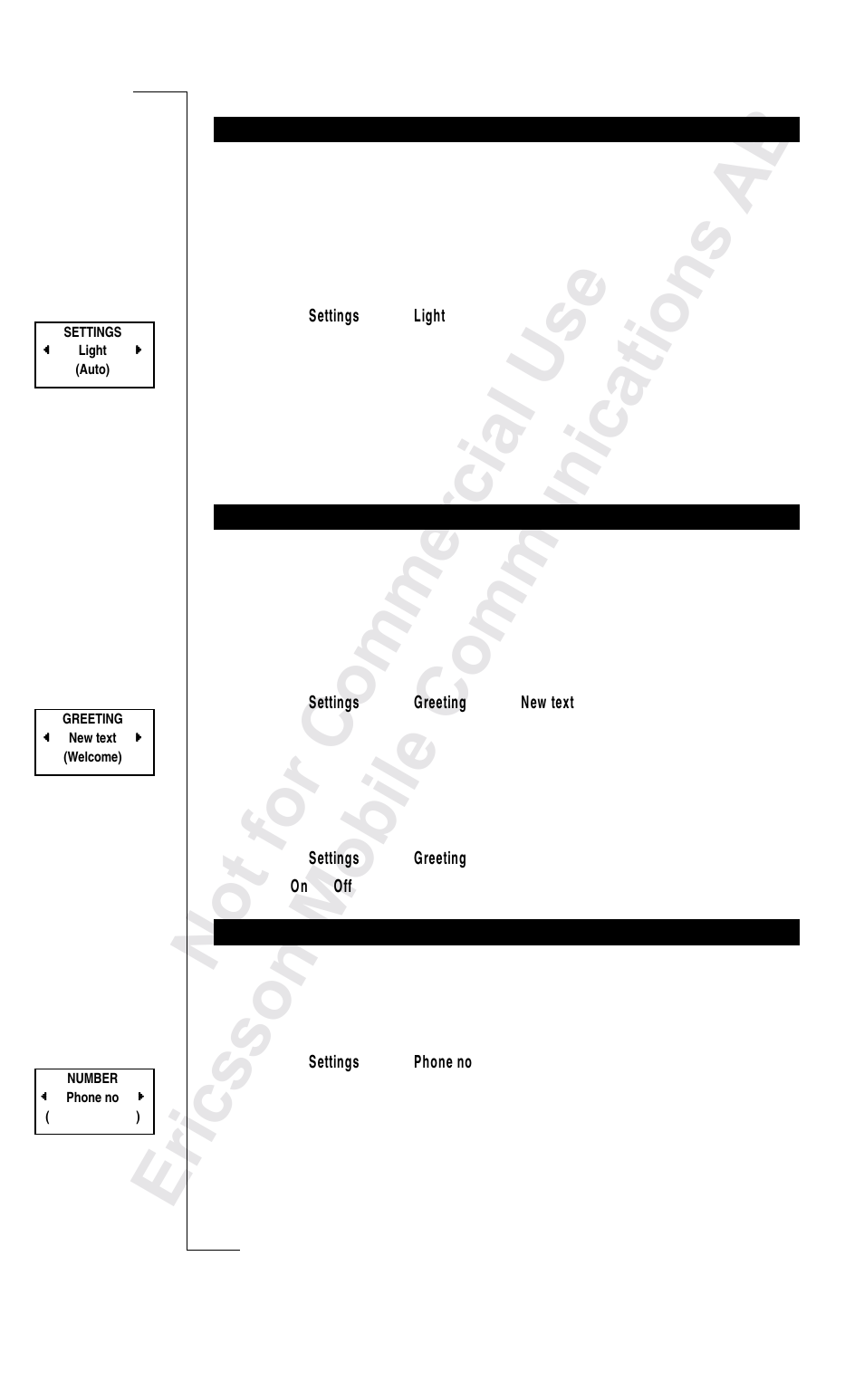 Ericsson R250s Pro User Manual | Page 53 / 126