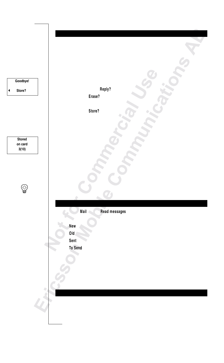 Ericsson R250s Pro User Manual | Page 61 / 126