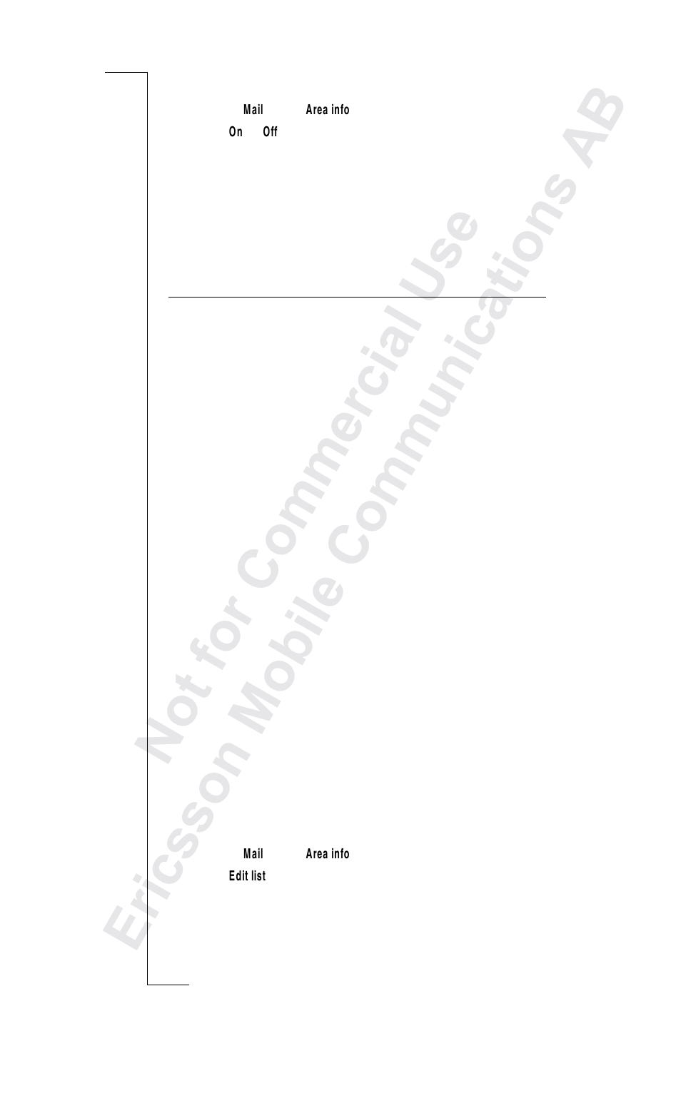 Ericsson R250s Pro User Manual | Page 63 / 126