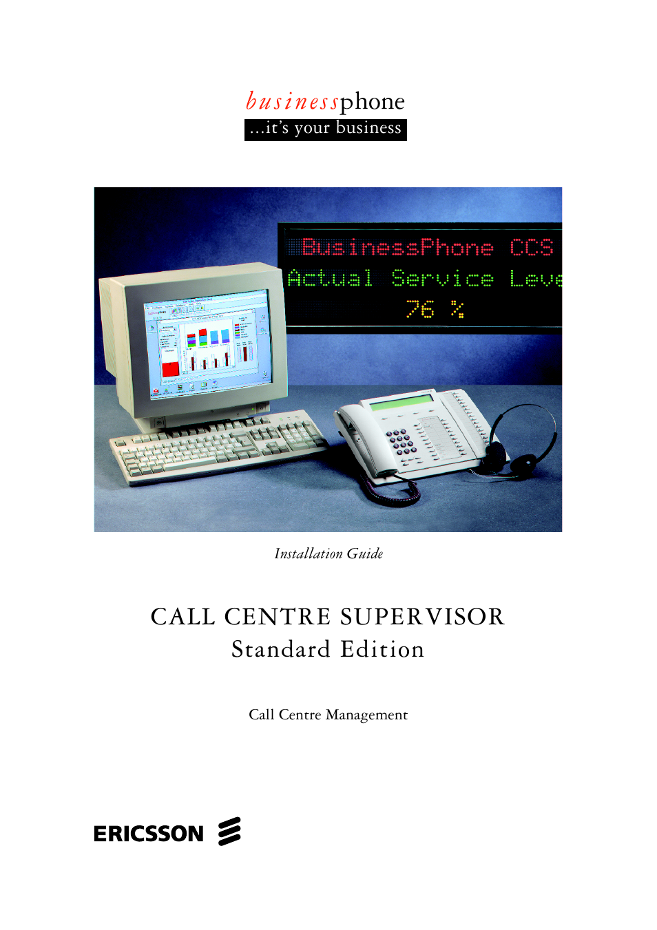 Ericsson BusinessPhone User Manual | 61 pages