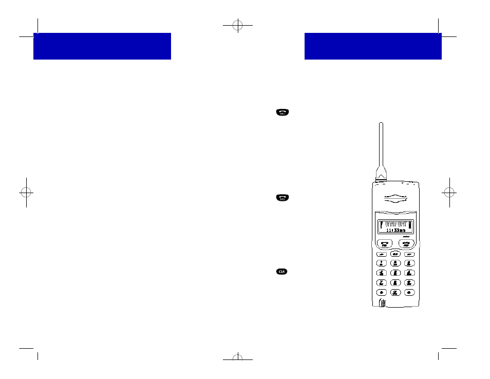 Your handset, Your keypad | Ericsson CF337 User Manual | Page 6 / 32