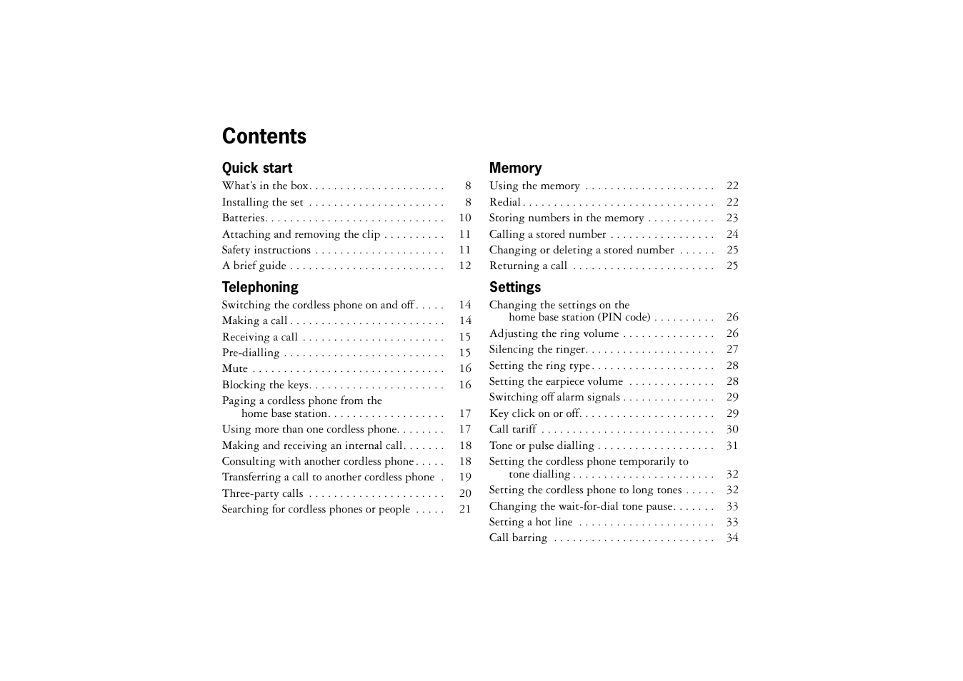 Ericsson BS120 User Manual | Page 6 / 66