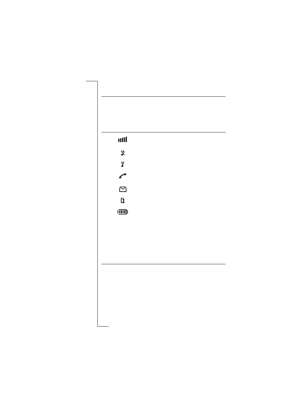 Display icons and signals, Signals | Ericsson 230i User Manual | Page 36 / 45