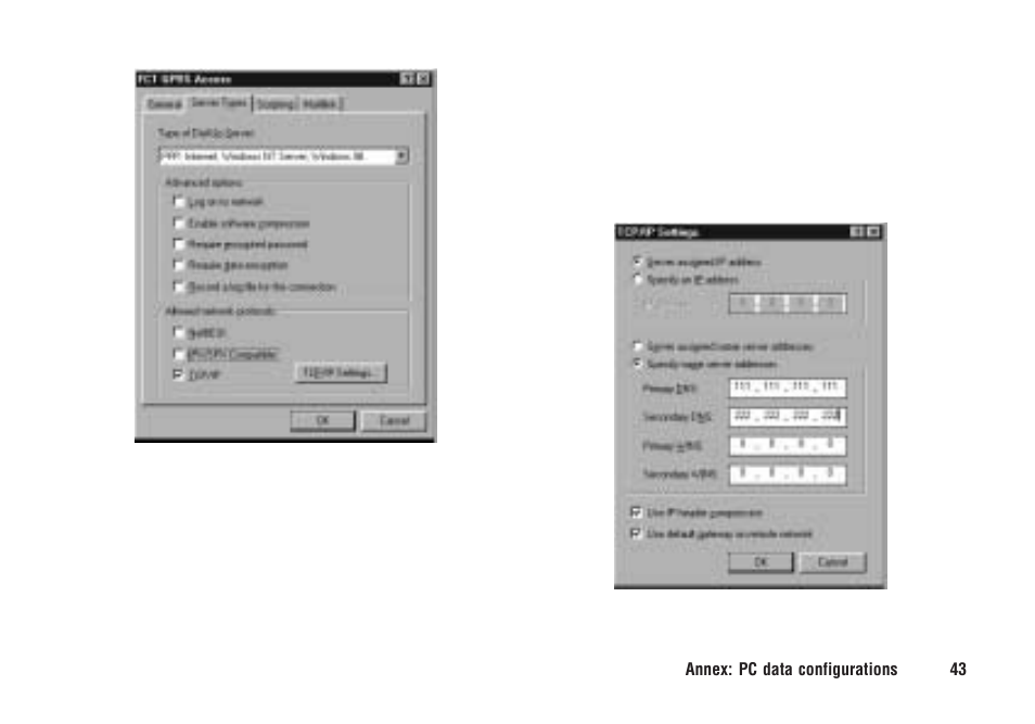 Ericsson F221m User Manual | Page 44 / 59