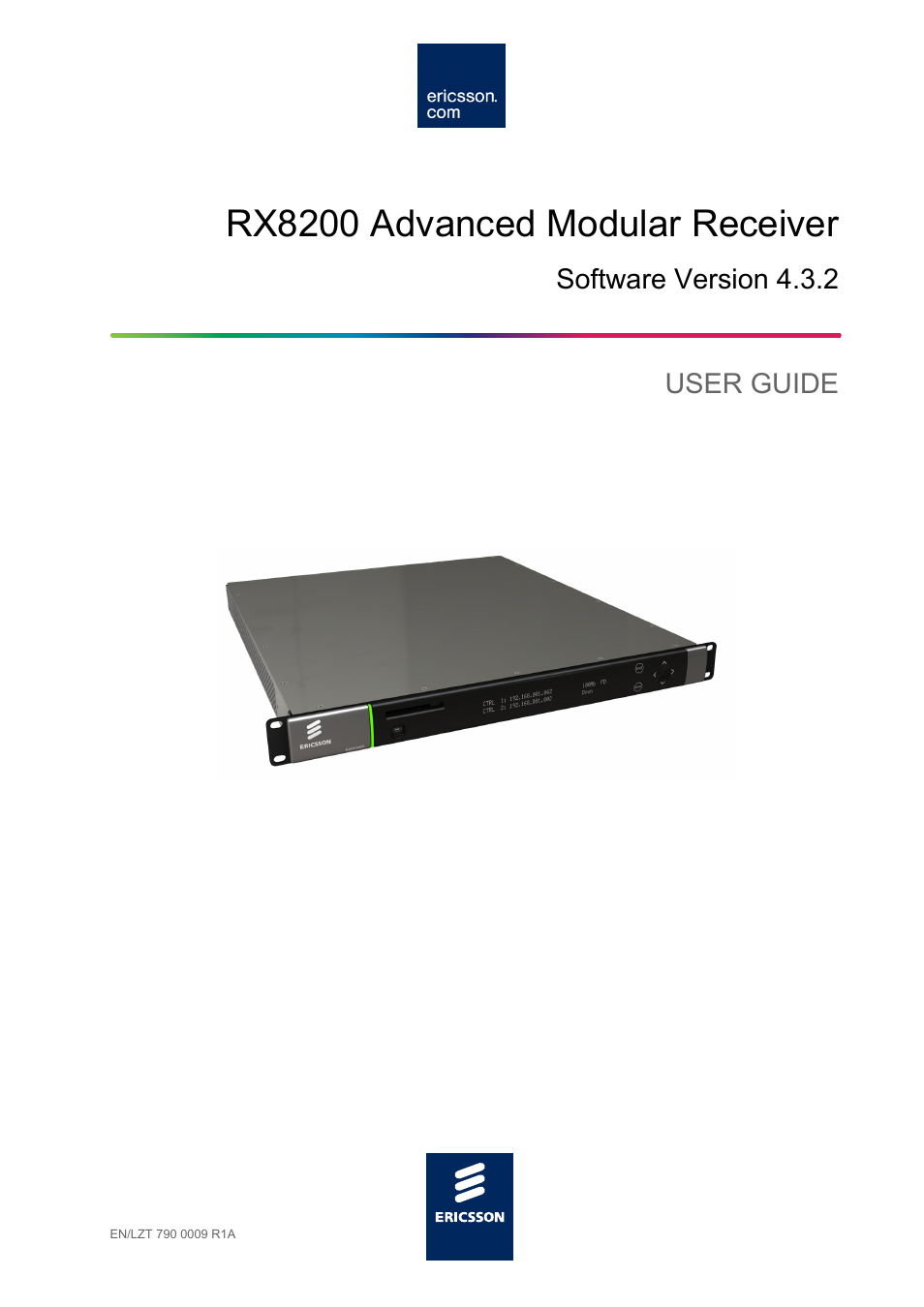 Ericsson Advanced Modular Receiver RX8200 User Manual | 44 pages