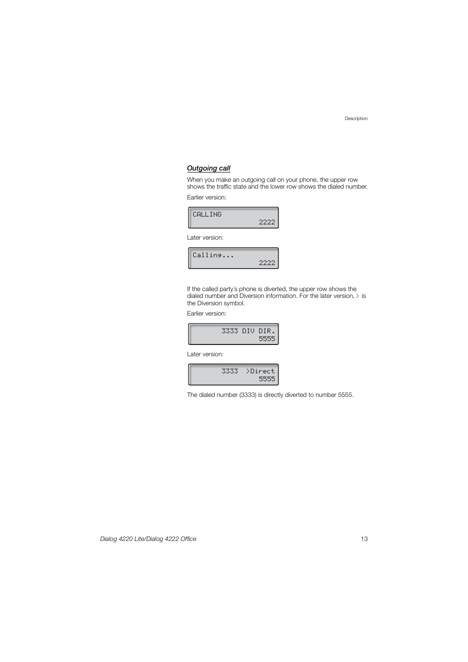 Ericsson DIALOG 4220 User Manual | Page 13 / 102