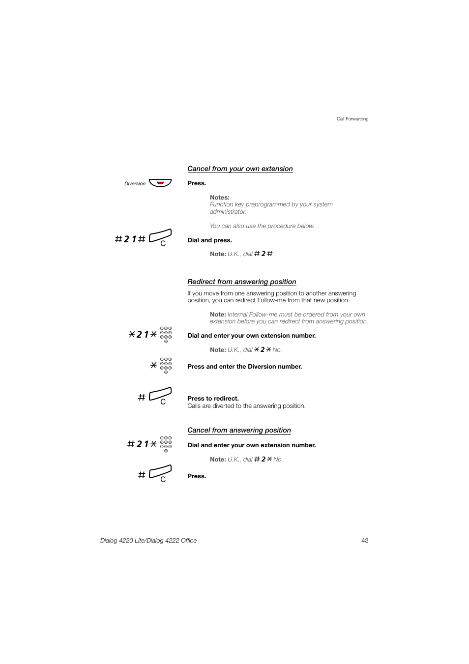 21# í, 21* z | Ericsson DIALOG 4220 User Manual | Page 43 / 102