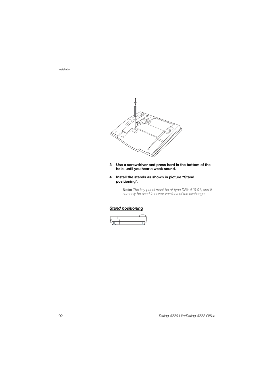 Ericsson DIALOG 4220 User Manual | Page 92 / 102