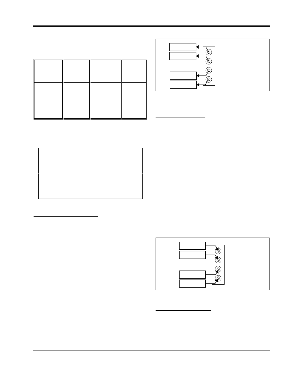 Unselect recorder select recorder, Page input page ptt, Recorder outputs (if used) | Pager input (if used), Relay outputs (if used) | Ericsson LBI-39055 User Manual | Page 15 / 24