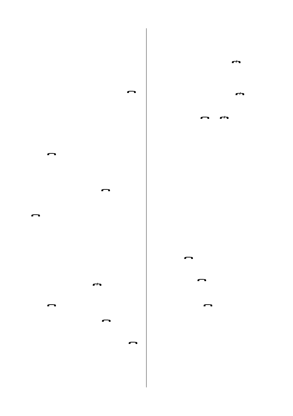 To switch between two calls, To make a second call while a call is in progress, Method 1 | Method 2, To receive a second call while engaged in a call, To end the current call, To receive a third call, Accepting, Rejecting | Ericsson GH388/GF388 User Manual | Page 38 / 51