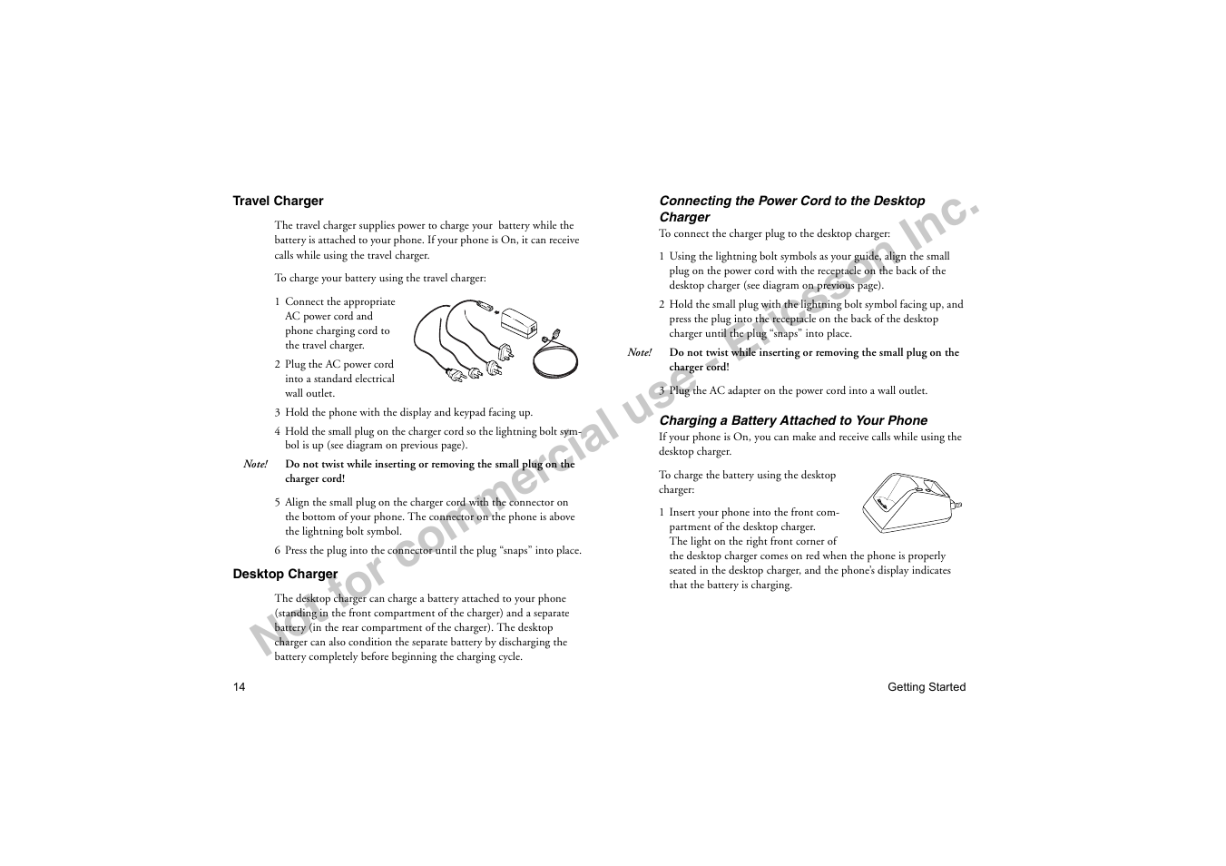 No t f or co m m er cia l u se - e ric ss on in c | Ericsson T19LX User Manual | Page 18 / 84