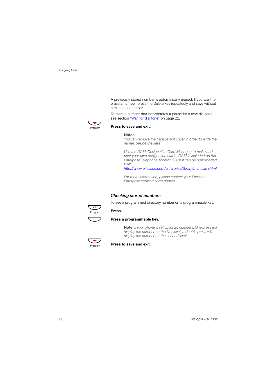 Ericsson 4187 Plus User Manual | Page 30 / 102