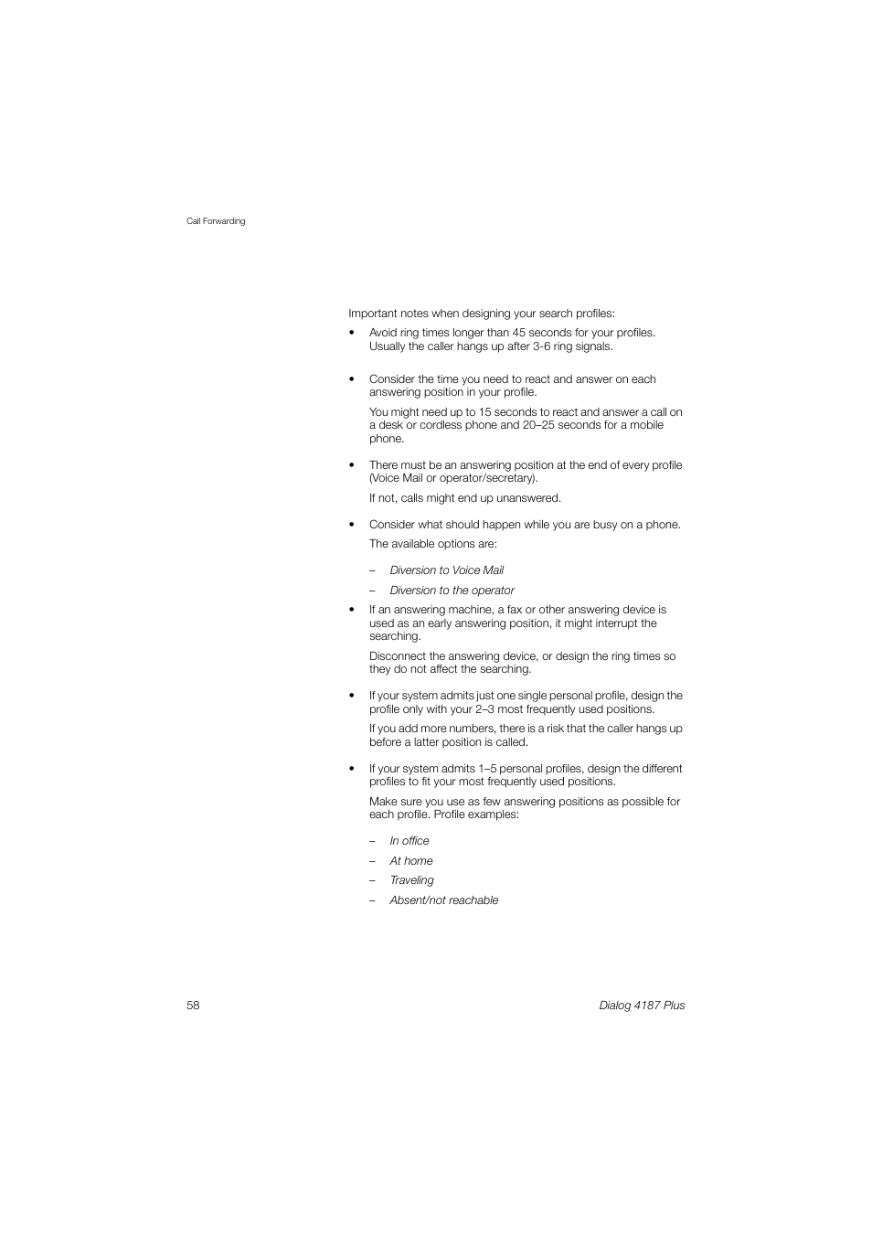 Ericsson 4187 Plus User Manual | Page 58 / 102