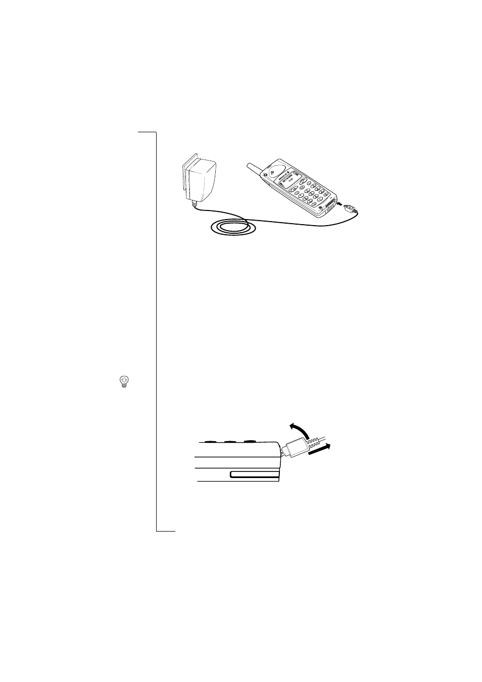 Charging the battery, Disconnecting the charger | Ericsson A1018 User Manual | Page 9 / 89