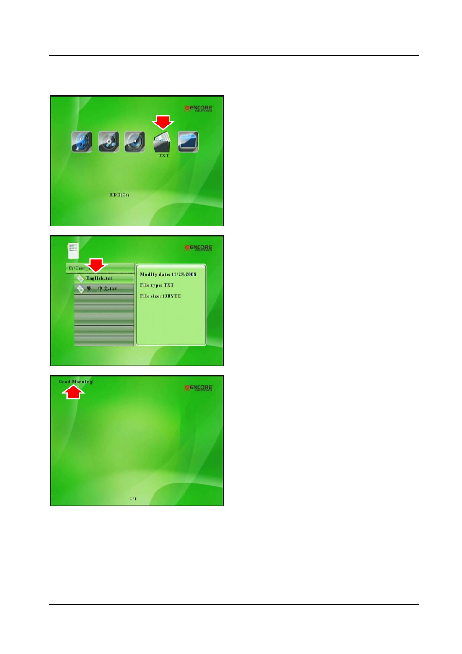 Enmmp-x210 - user guide, 7 running the text reader | Ericsson ENMMP-X210 User Manual | Page 14 / 20