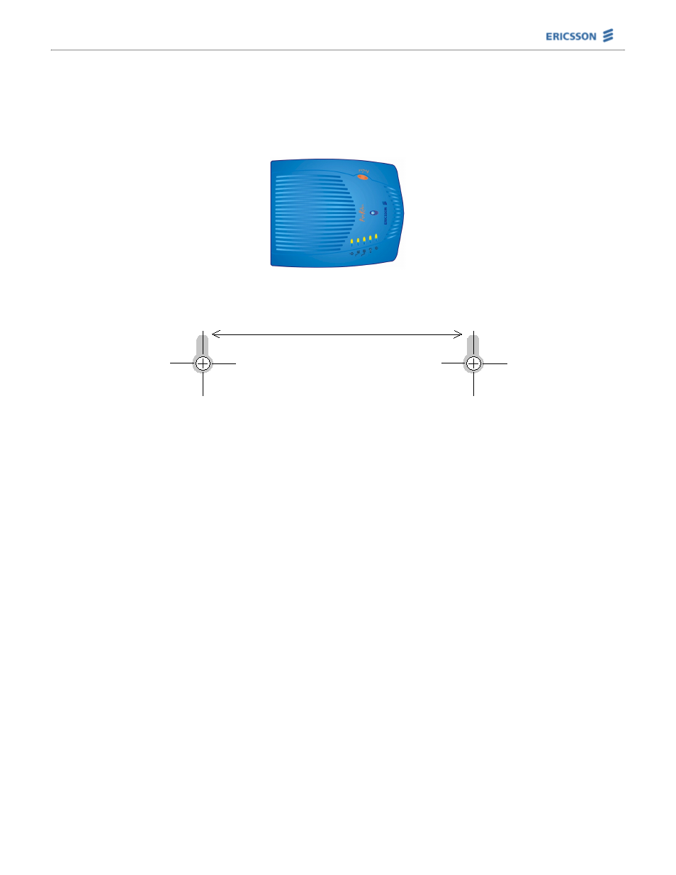 Wall mounting, Instructions | Ericsson HM200c/HM201c User Manual | Page 12 / 38