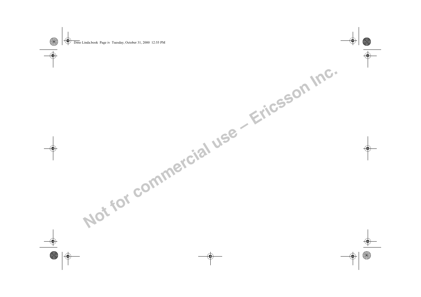 Not for commercial use – ericsson inc | Ericsson A1228di User Manual | Page 5 / 37