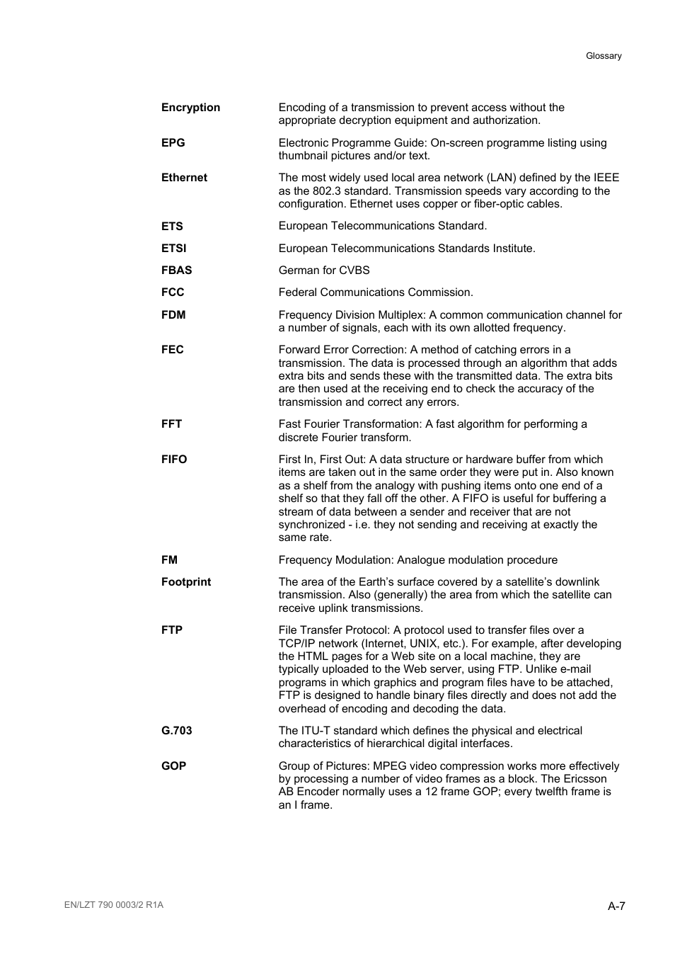 Ericsson Multi-Format Receiver RX1290 User Manual | Page 101 / 176