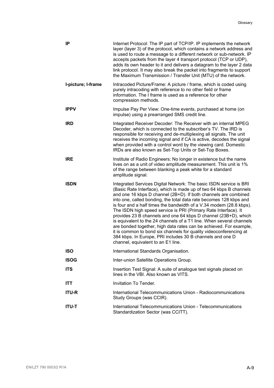 Ericsson Multi-Format Receiver RX1290 User Manual | Page 103 / 176