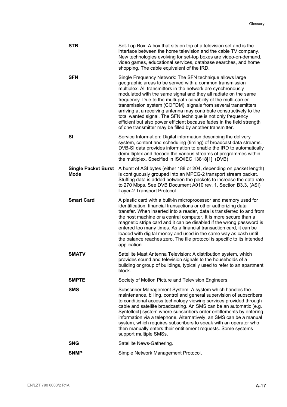Ericsson Multi-Format Receiver RX1290 User Manual | Page 111 / 176