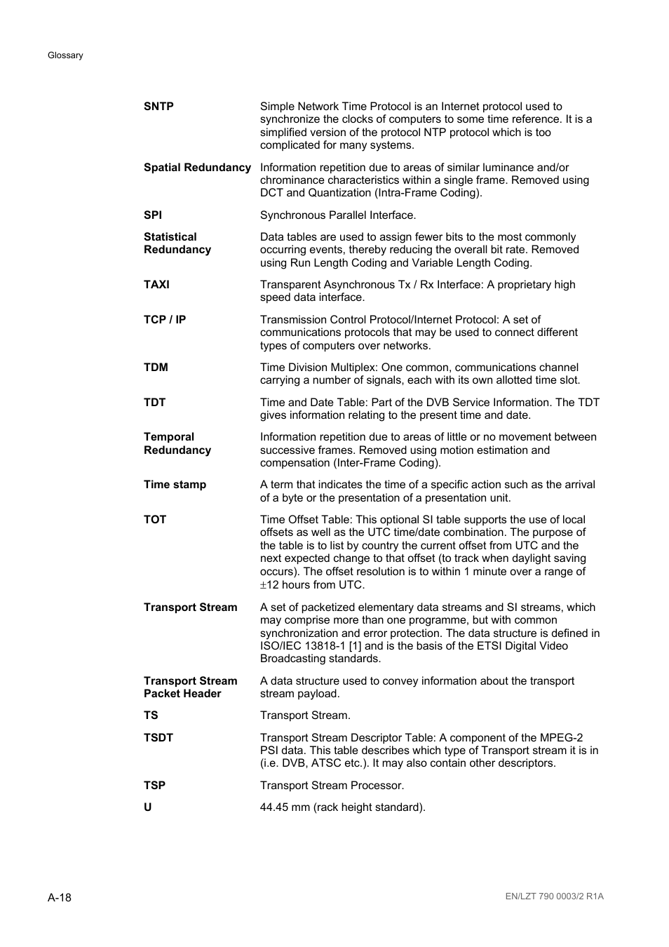 Ericsson Multi-Format Receiver RX1290 User Manual | Page 112 / 176