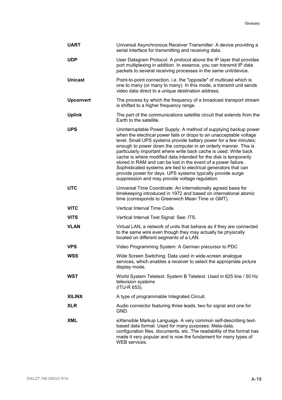Ericsson Multi-Format Receiver RX1290 User Manual | Page 113 / 176