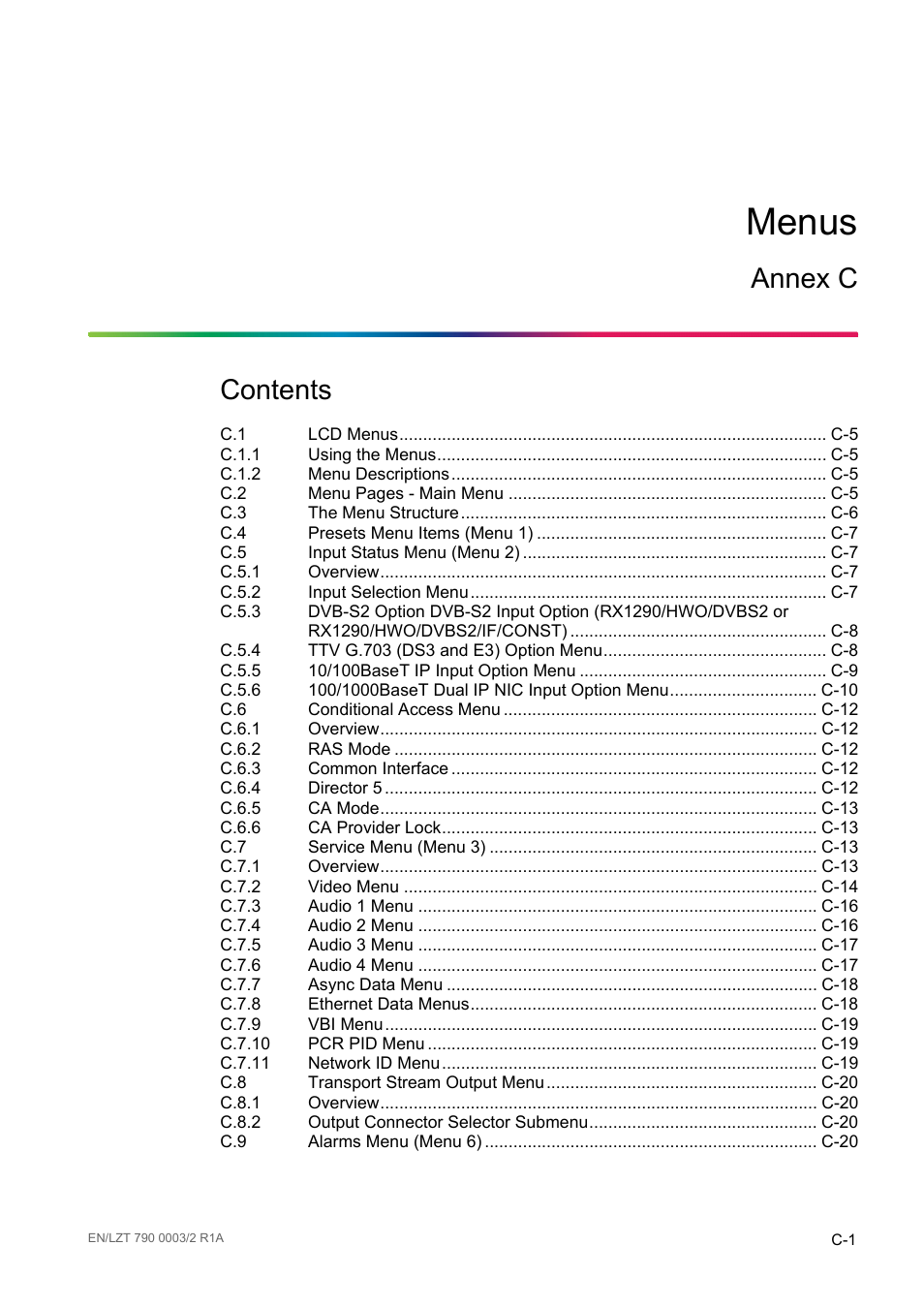 Ericsson Multi-Format Receiver RX1290 User Manual | Page 143 / 176