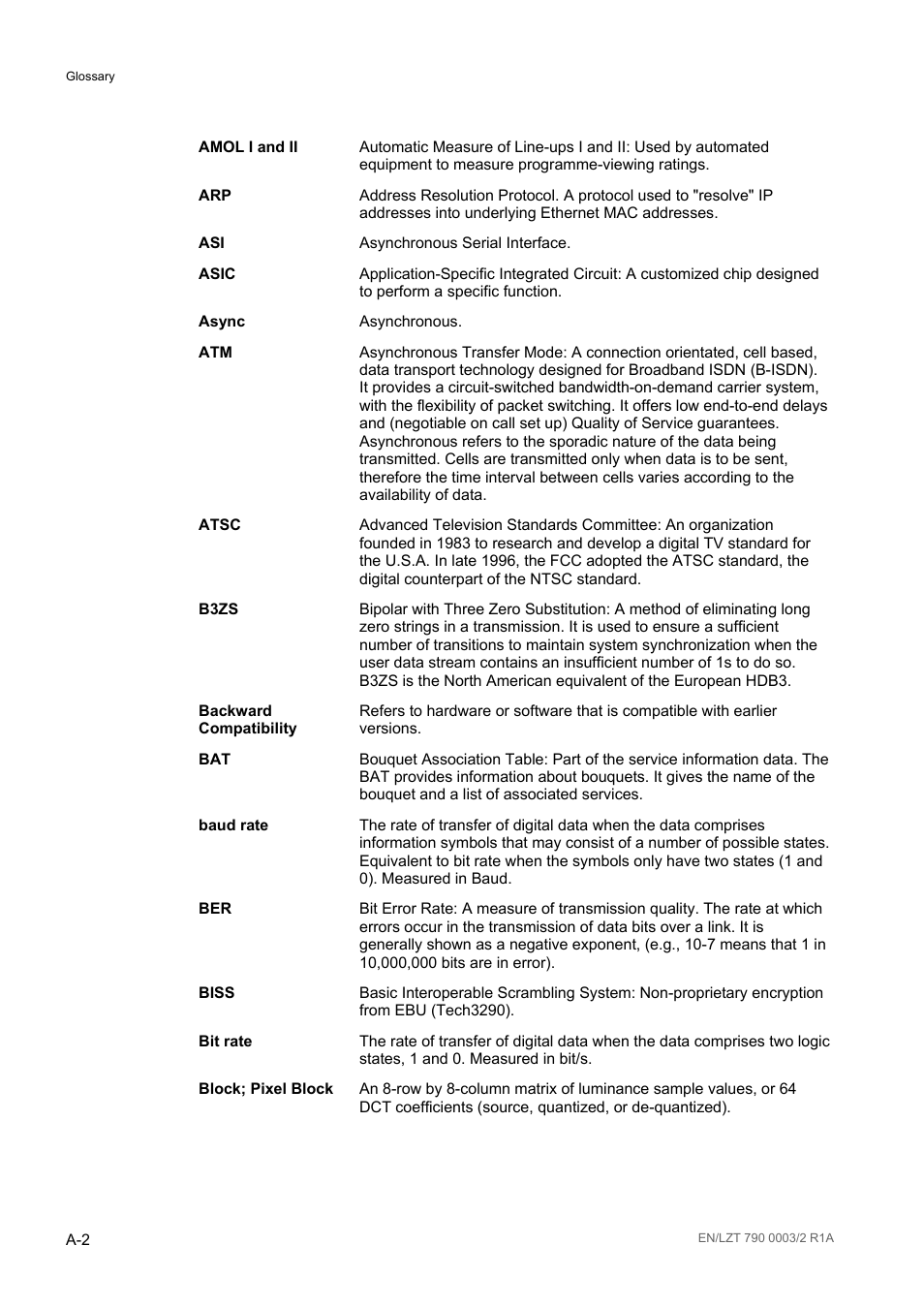 Ericsson Multi-Format Receiver RX1290 User Manual | Page 96 / 176