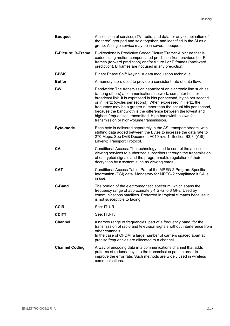 Ericsson Multi-Format Receiver RX1290 User Manual | Page 97 / 176