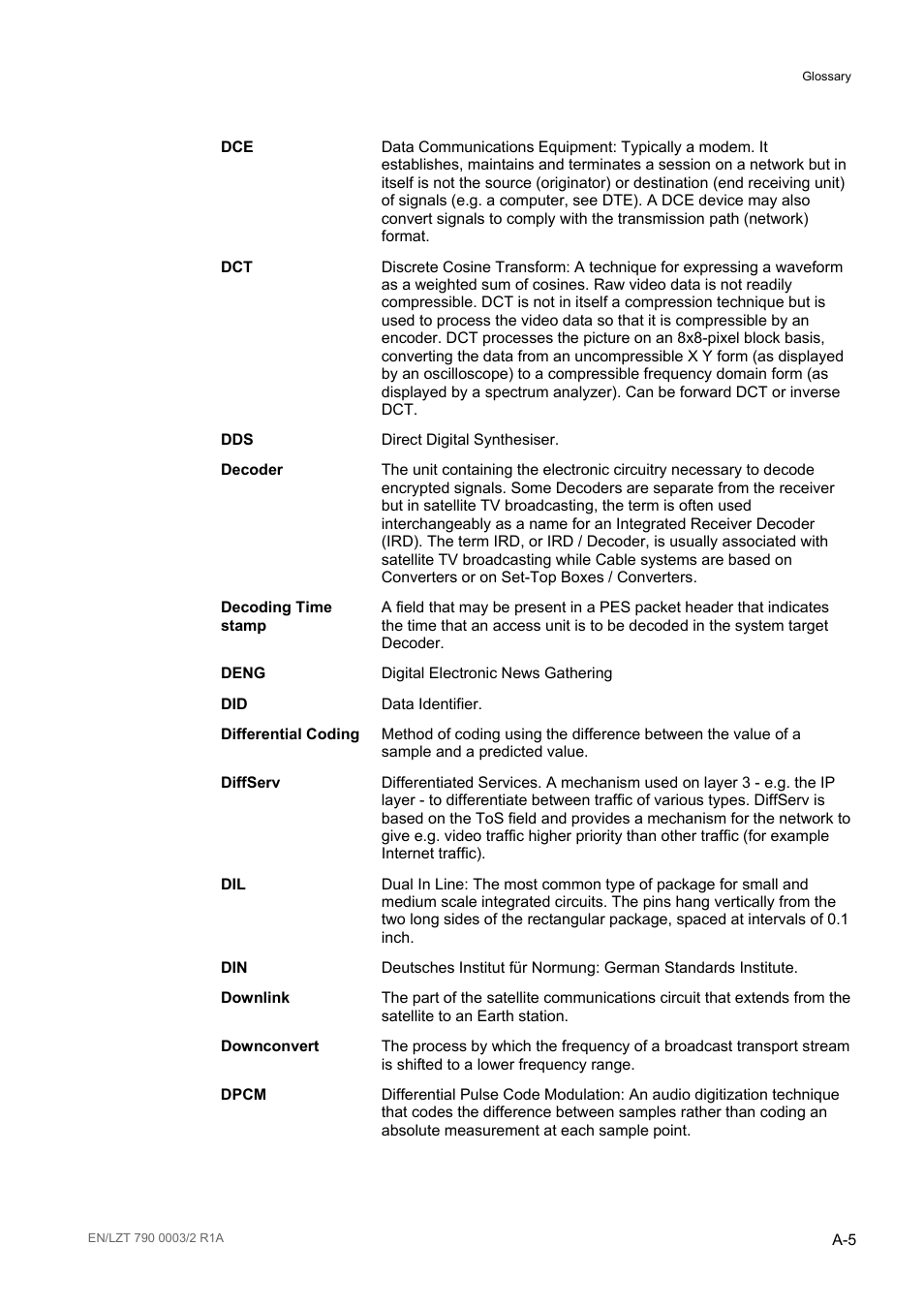 Ericsson Multi-Format Receiver RX1290 User Manual | Page 99 / 176