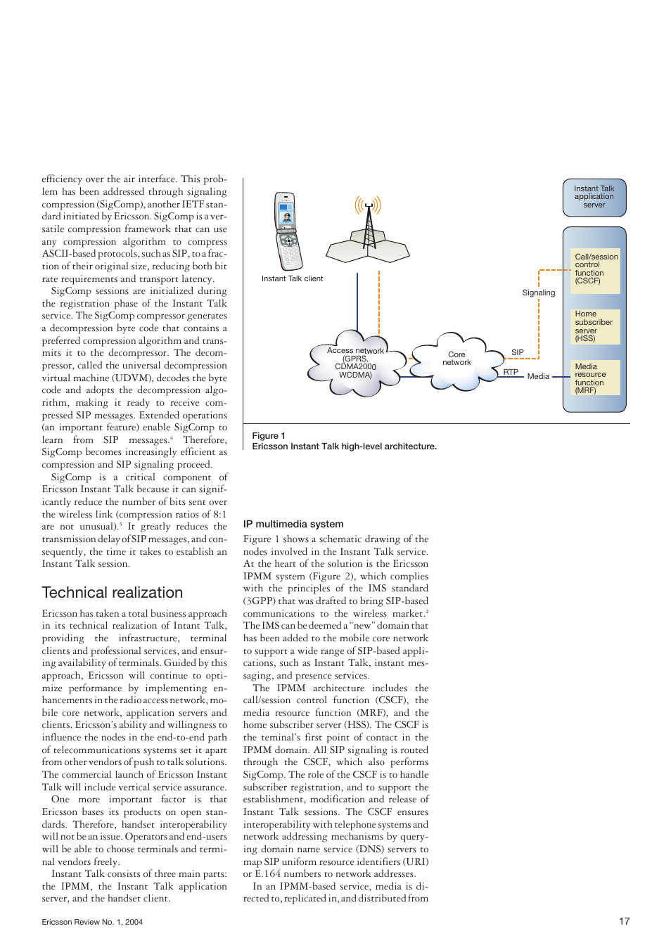 Technical realization | Ericsson CDMA2000 User Manual | Page 2 / 4