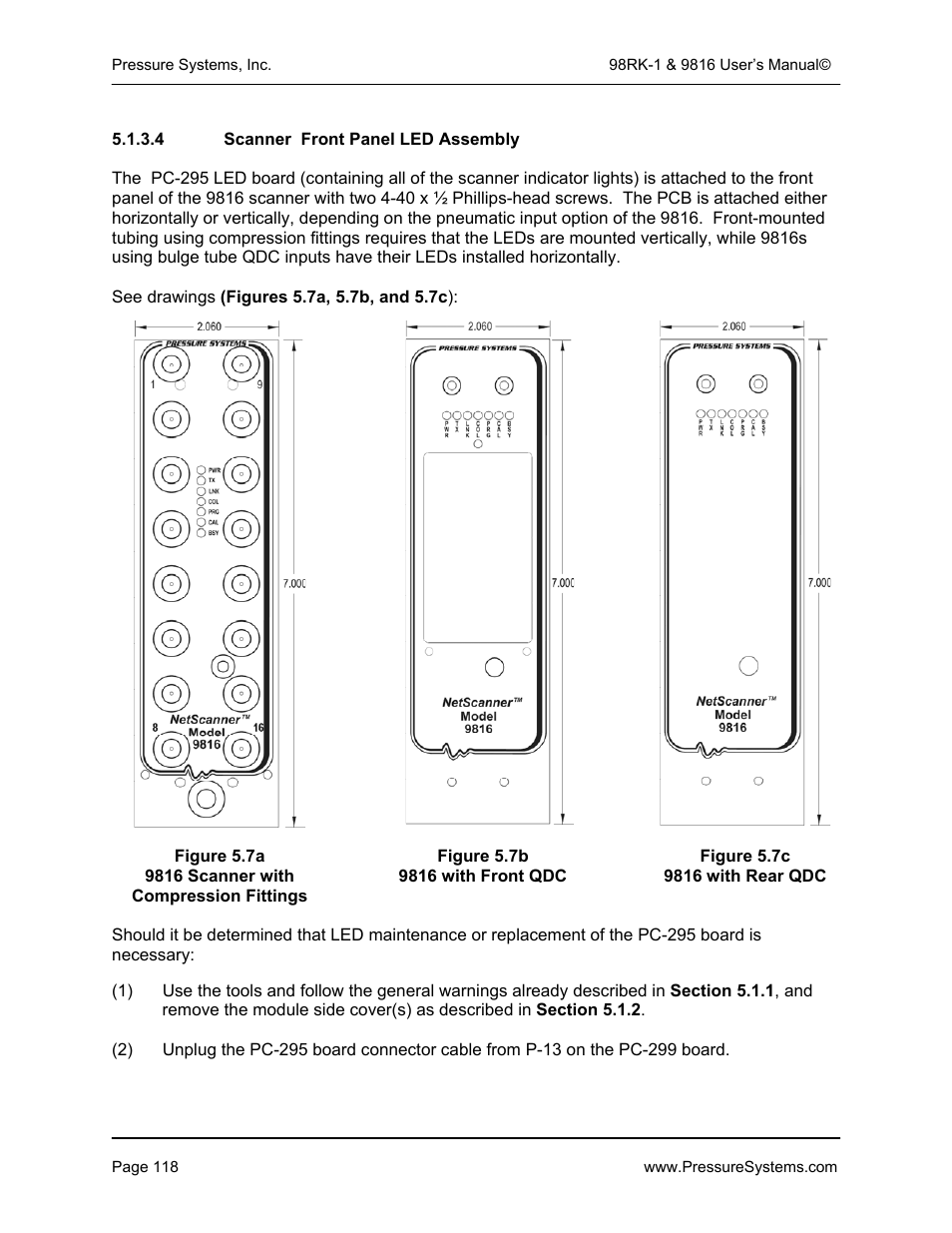 Pressure Systems 98RK-1 User Manual | Page 120 / 153